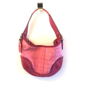 Mini pink Coach purse